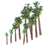 12pcs Layout Model Train Palm Trees Rain Forest Scale 1:45-1:150 6-20CM