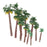 12pcs Layout Model Train Palm Trees Rain Forest Scale 1:45-1:150 6-20CM