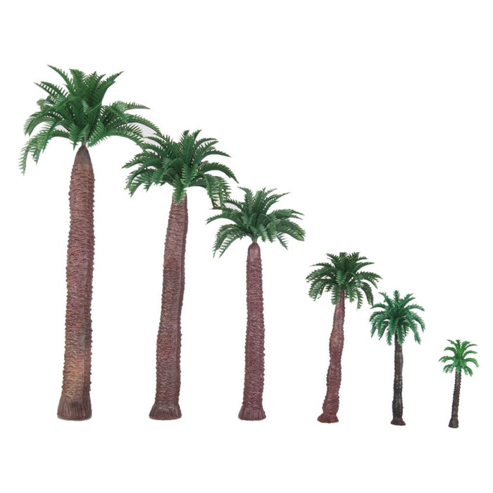 18pcs Multi Gauge Model Coconut Palm Trees HO O N Z Scale Scenery