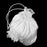 Bridal Flower Satin Dolly Bag Handbag Ivory