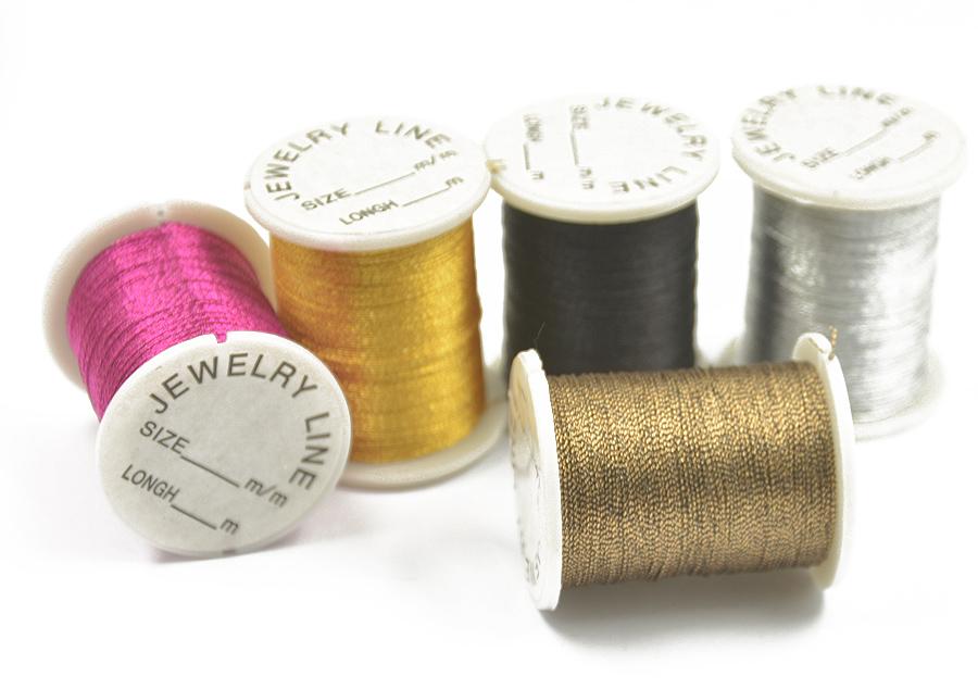 10 Rolls Multifunctional String Metallic Jewelry Cord 0.2mm