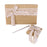 4pcs Burlap Lace Bowknot Wedding Guest Book Pen Pillow Basket Set