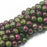 10mm Ruby Zoisite Round Gemstone Loose Beads Strand