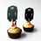 20pcs Black Suit Cupcake Topper