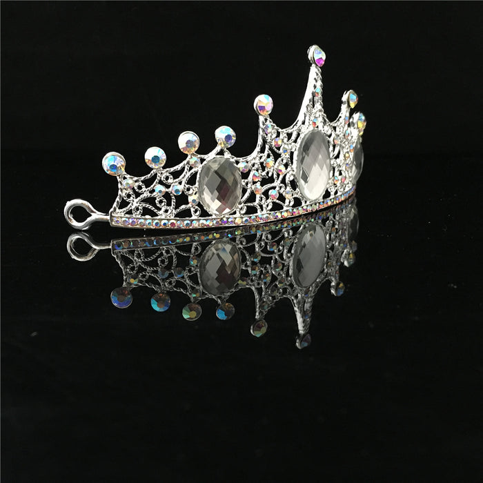 Wedding Bridal AB Crystal Rhinestone Hair Tiara Headband Princess Crown