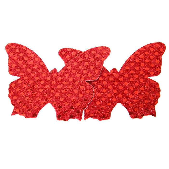 1pair Assorted Butterfly Shape Adheive Nipple Cover Pasties Disposable Red