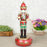 Crofta Wooden Nutcracker Drummer Music Box