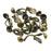 12 pcs Bronze Convertable Half Ball Clip on Earring Findings jewelry  Making