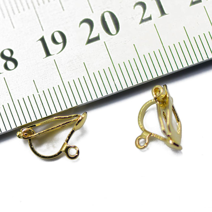 12Pcs Fashion Copper Earring Hook Earwire Jewelry Findings Gold