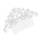 Vintage Crystal Butterfly Wedding Hair Comb Bridal Headpieces Hair Pieces