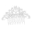 Vintage Crystal Butterfly Wedding Hair Comb Bridal Headpieces Hair Pieces