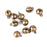 100pcs Antique Bronze Brass Jingle Bells Charm Bead Jewelry Findings 6mm