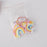 10x Rainbow Star Clouds Polymer Clay Scrapbooking Craft DIY