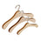 Crofta 10pcs Wooden Clothes Hanger Metal Hook for 1/3  BJD Dolls