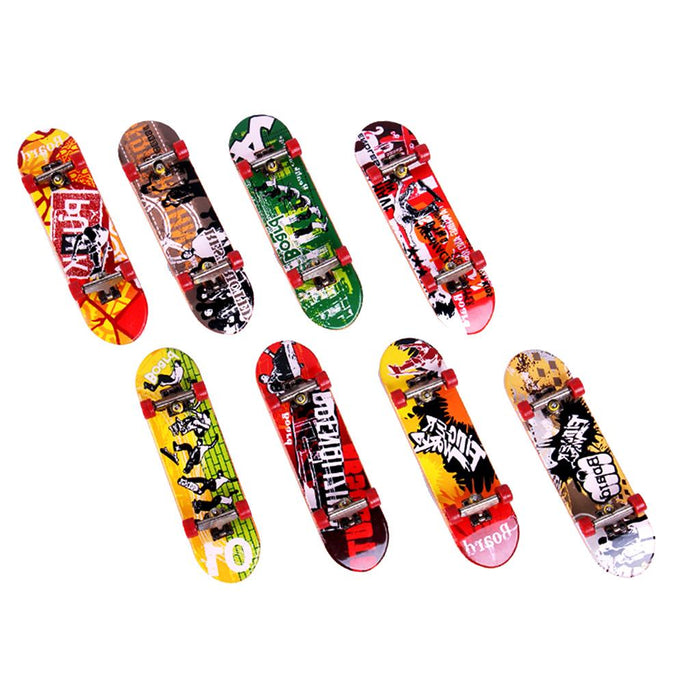 Crofta 1Pc Mini Skateboard Finger Board Skate Boarding Kit Toy