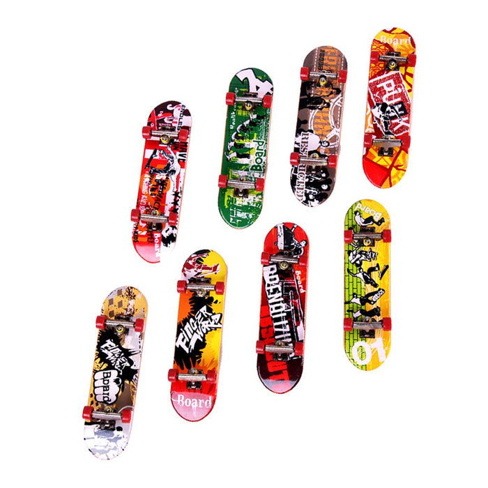 Crofta 1Pc Mini Skateboard Finger Board Skate Boarding Kit Toy