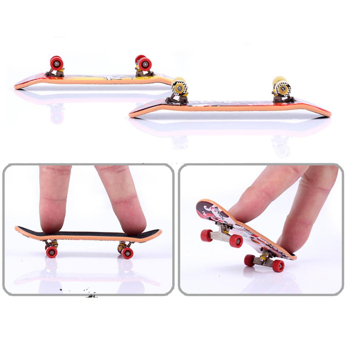 Crofta 1Pc Mini Skateboard Finger Board Skate Boarding Kit Toy