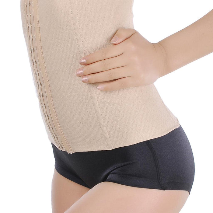 Crofta Women Waist Trainer Training Shaper Body Shapewear Underbust Belt Beige 3XL