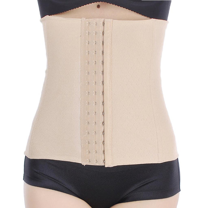 Crofta Women Waist Trainer Training Shaper Body Shapewear Underbust Belt Beige 3XL