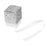 10pcs Glitter Silver Paper Boxes Wedding Party Bomboniere Candy Favor Favour