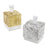 10pcs Glitter Silver Paper Boxes Wedding Party Bomboniere Candy Favor Favour