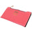 Crofta Womens Bowknot Long Zip Clutch PU Leather Wallet Purse Coin Card Bag Pink