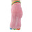 1 Pair Five Toe Rubber Yoga Pilates Fitness Socks Non Slip Massage Pink