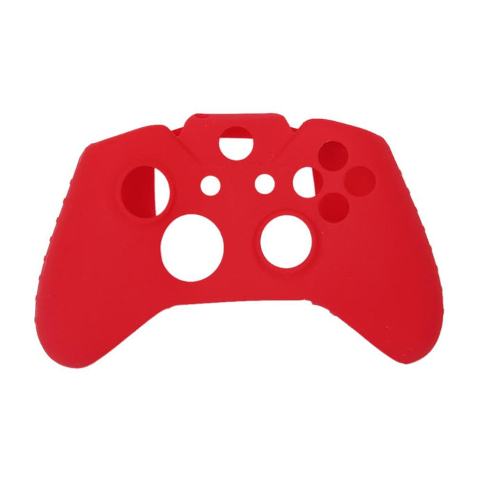 Crofta Red Silicone Protective Skin Case Cover + 2 Caps for XBOX ONE Game Controller Joystick