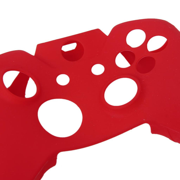 Crofta Red Silicone Protective Skin Case Cover + 2 Caps for XBOX ONE Game Controller Joystick