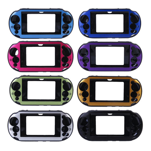 Crofta Aluminum Protective Hard Case Cover for Sony VITA2000 PS VITA2000 -Navy Blue