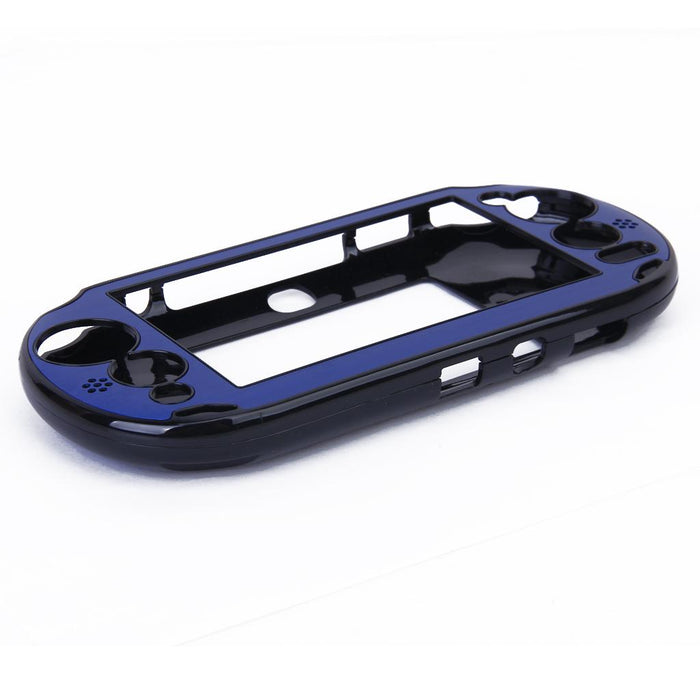 Crofta Aluminum Protective Hard Case Cover for Sony VITA2000 PS VITA2000 -Navy Blue