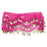 Crofta Women Dancer Dress Belly Dance Hip Scarf Belt Skirt Wrap Pink