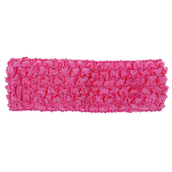 Crofta 1.5 Inch Elastic Baby Toddler Girls Crochet Headband - Bubblegum