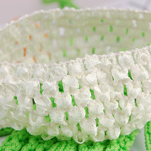 Crofta 1.5 Inch Elastic Baby Toddler Girls Crochet Headband - Ivory