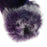 Rabbit Fur Girls Hand Wrist Warmer Fingerless Gloves - Dark Purple