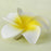 Crofta Women Girls Plumeria Flower Foam Hair Clip 3 3/4 inch - White