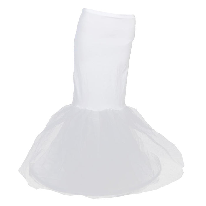 Crofta 1 Hoop Bone 1 Layer Wedding Mermaid Dress Crinoline Petticoat