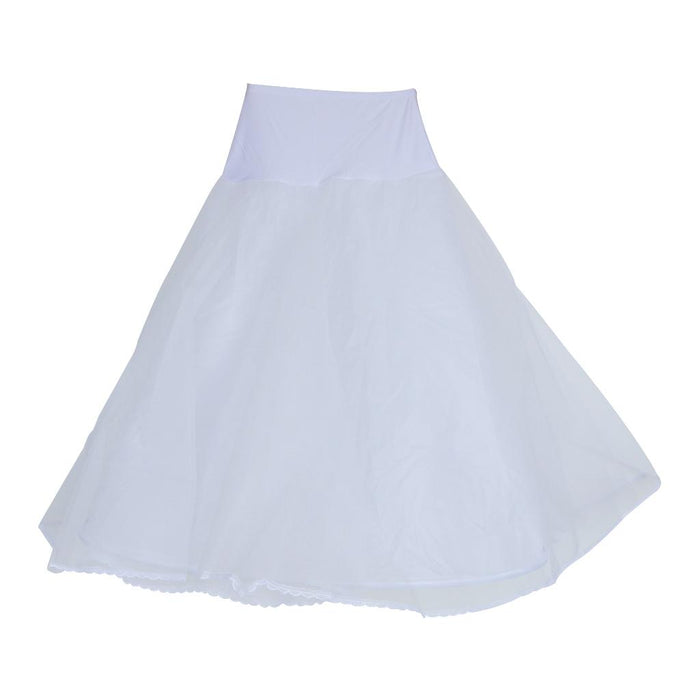 Crofta 1 Hoop Two Layers Wedding Ball Gown  Long Crinoline Petticoat