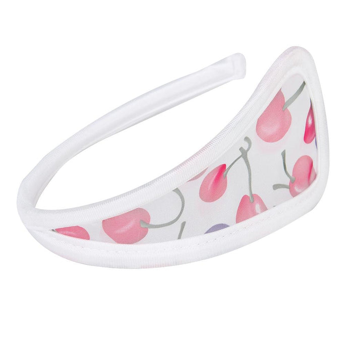 Women Sexy White Edge Cherry Prints Semitransparent C-string Invisible Underwear