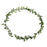 Crofta Women Girls Ladies Cute Elegant Head Wreath Floral Crown Garland Headband Headwear Headpiece White + Green