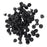 Crofta 100pcs Tattoo Rubber Nipples - Black