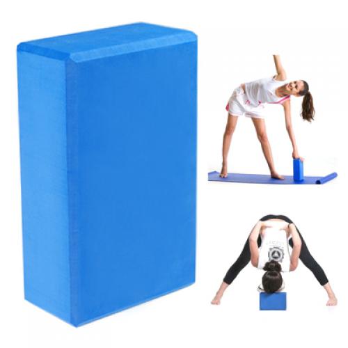 Crofta Yoga Foaming Foam Brick Block Home Gym Exercise Fitness Sport Tool Blue