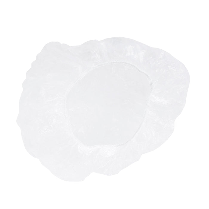 Crofta 100Pcs Disposable Clear Shower Hair Caps for Spa Salon