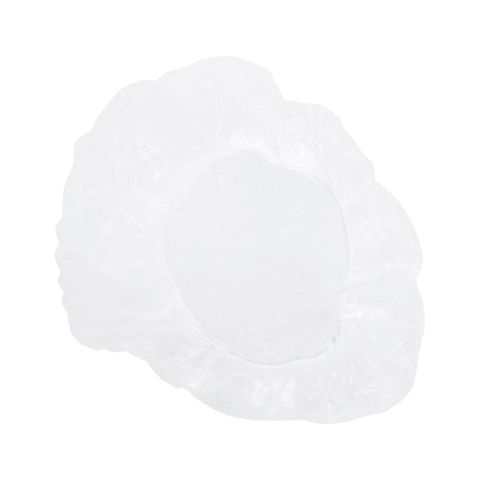 Crofta 100Pcs Disposable Clear Shower Hair Caps for Spa Salon