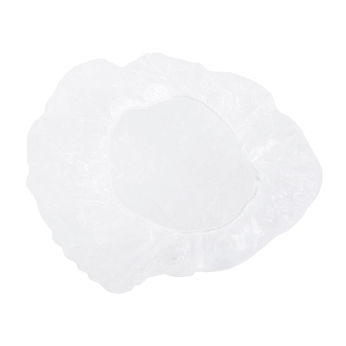 Crofta 100Pcs Disposable Clear Shower Hair Caps for Spa Salon