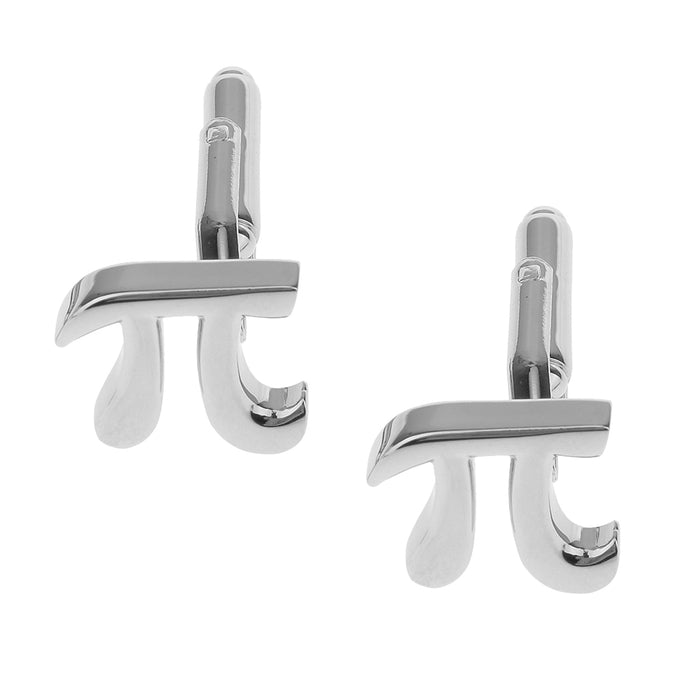 Stainless Steel Men Cuff Link Cufflinks - Letter π Shape