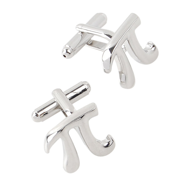 Stainless Steel Men Cuff Link Cufflinks - Letter π Shape