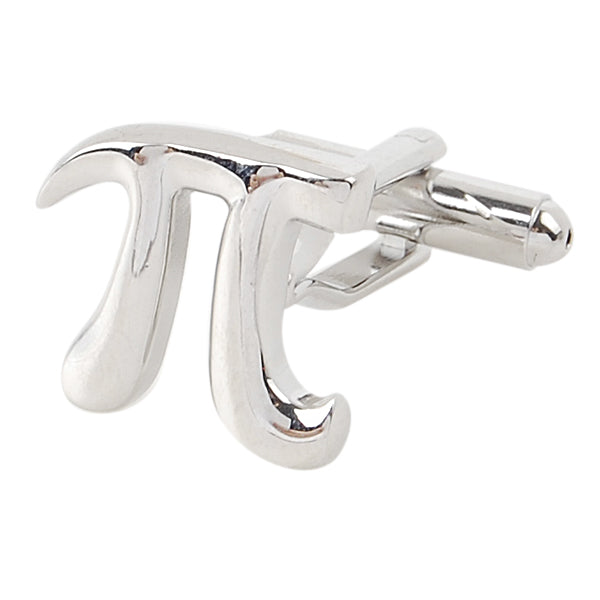 Stainless Steel Men Cuff Link Cufflinks - Letter π Shape