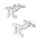 Stainless Steel Men Cuff Link Cufflinks - Letter π Shape