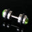 Crofta 1 Pair Stainless Steel Mens Earrings Ear Stud Green Crystal Charms Fashion Jewelry Christmas Gift